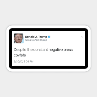 Covfefe, by Donald Trump Sticker